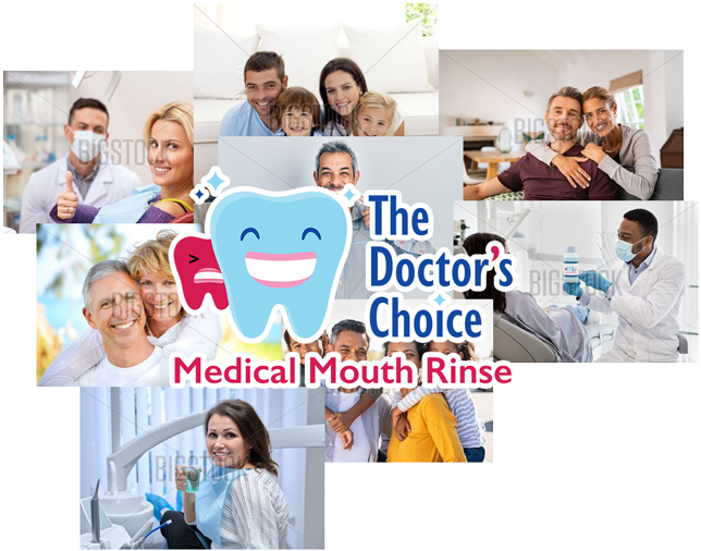 Group of 8 images depicting various people smiling showing their teeth